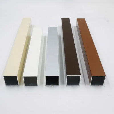 Square Wood Grain Aluminum Extrusion Structural Stability And Superior Qualit